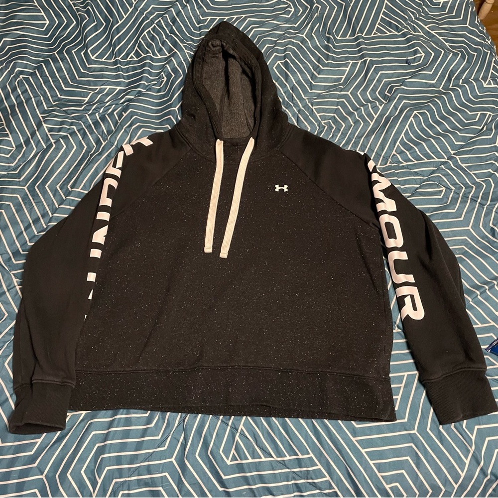 Under Armour black glittery hoodie